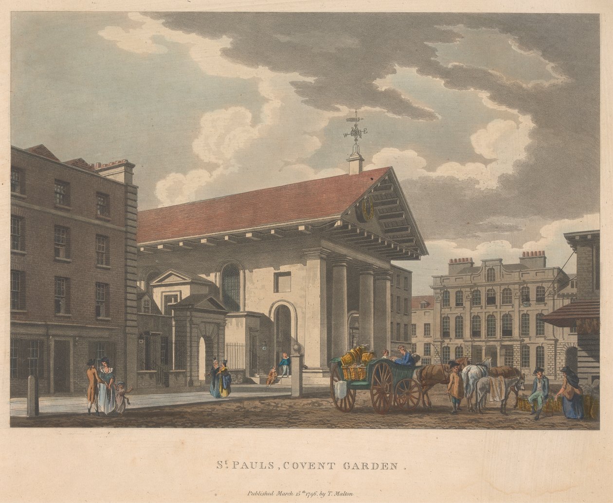 św. Pawła, Covent Garden autorstwa Unknown artist
