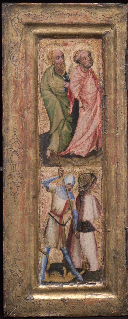 św. Piotra i św. Pawła; Św. Jerzy i Św. Jakub Większy autorstwa Unknown artist