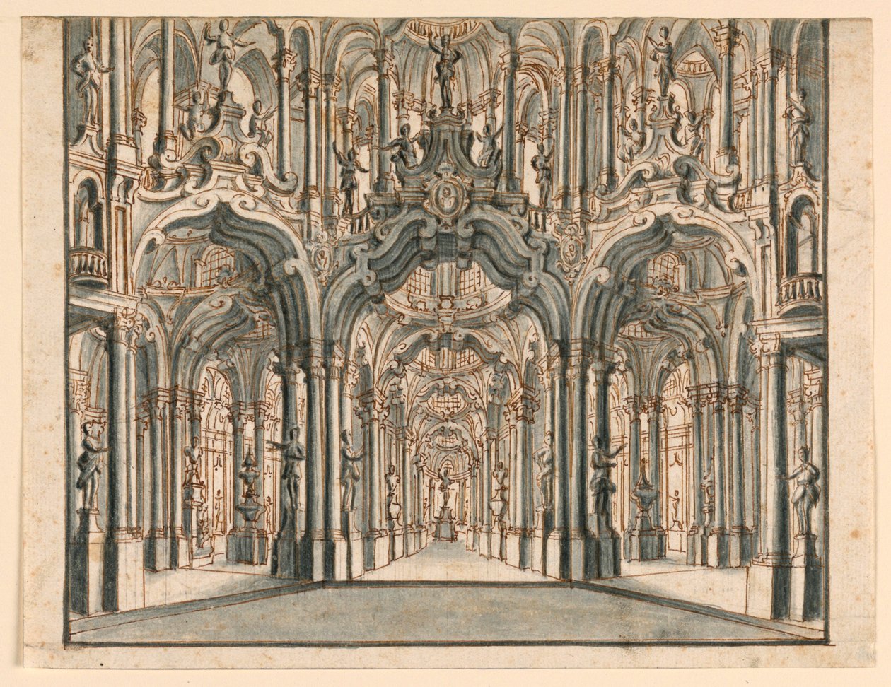 Scenografia, Arkadowa Sala Pałacowa autorstwa Unknown artist