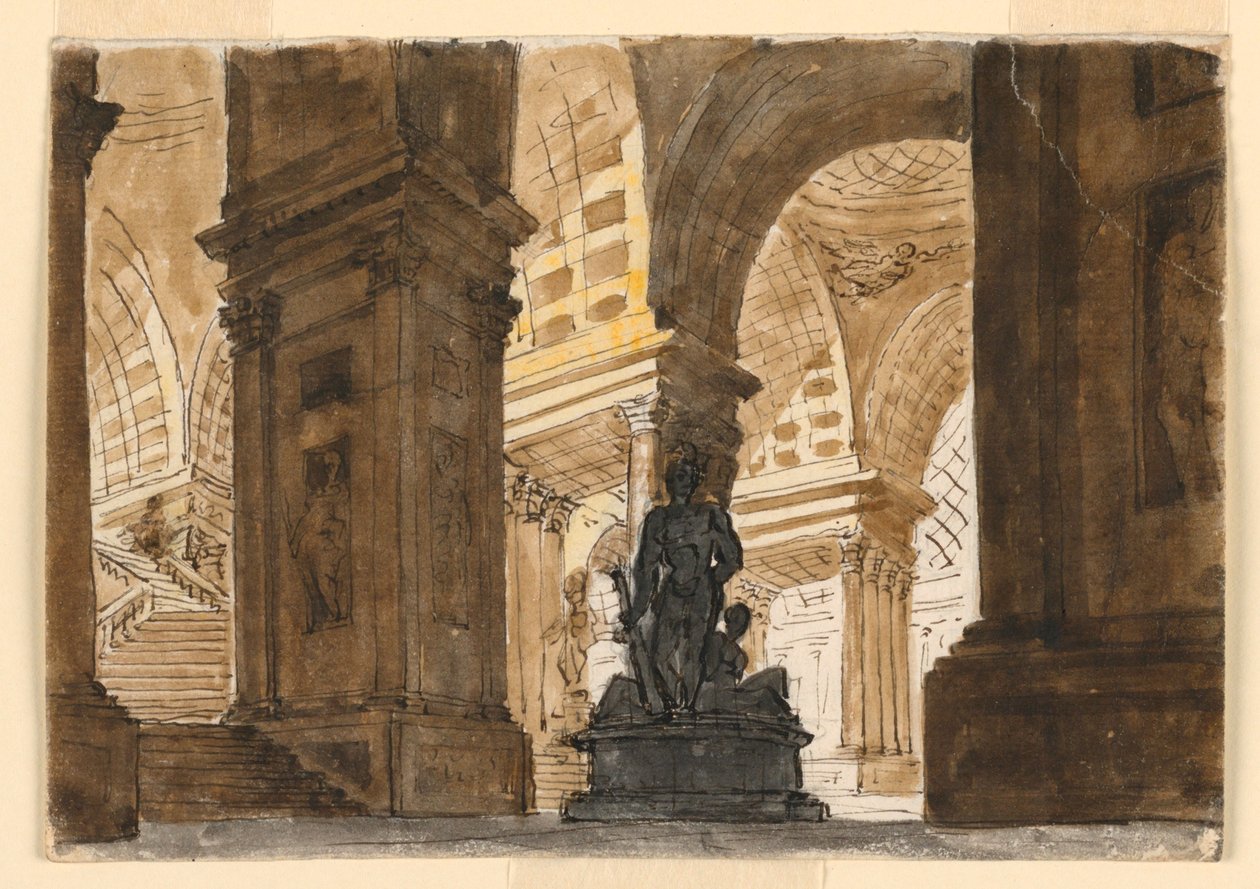 Scenografia, Wnętrze Schodów Pałacowych autorstwa Unknown artist