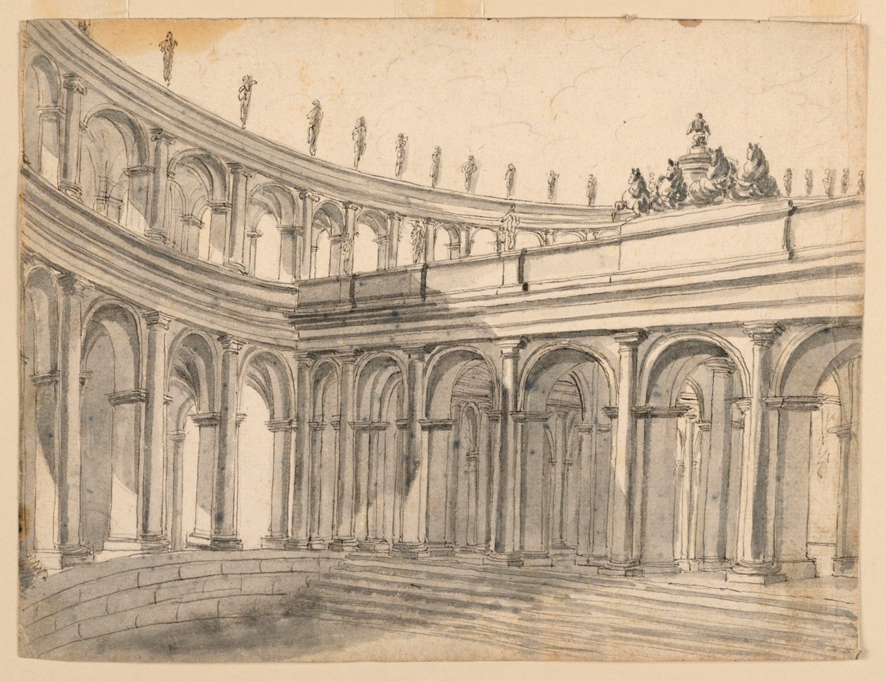 Scenografia Atrium autorstwa Unknown artist
