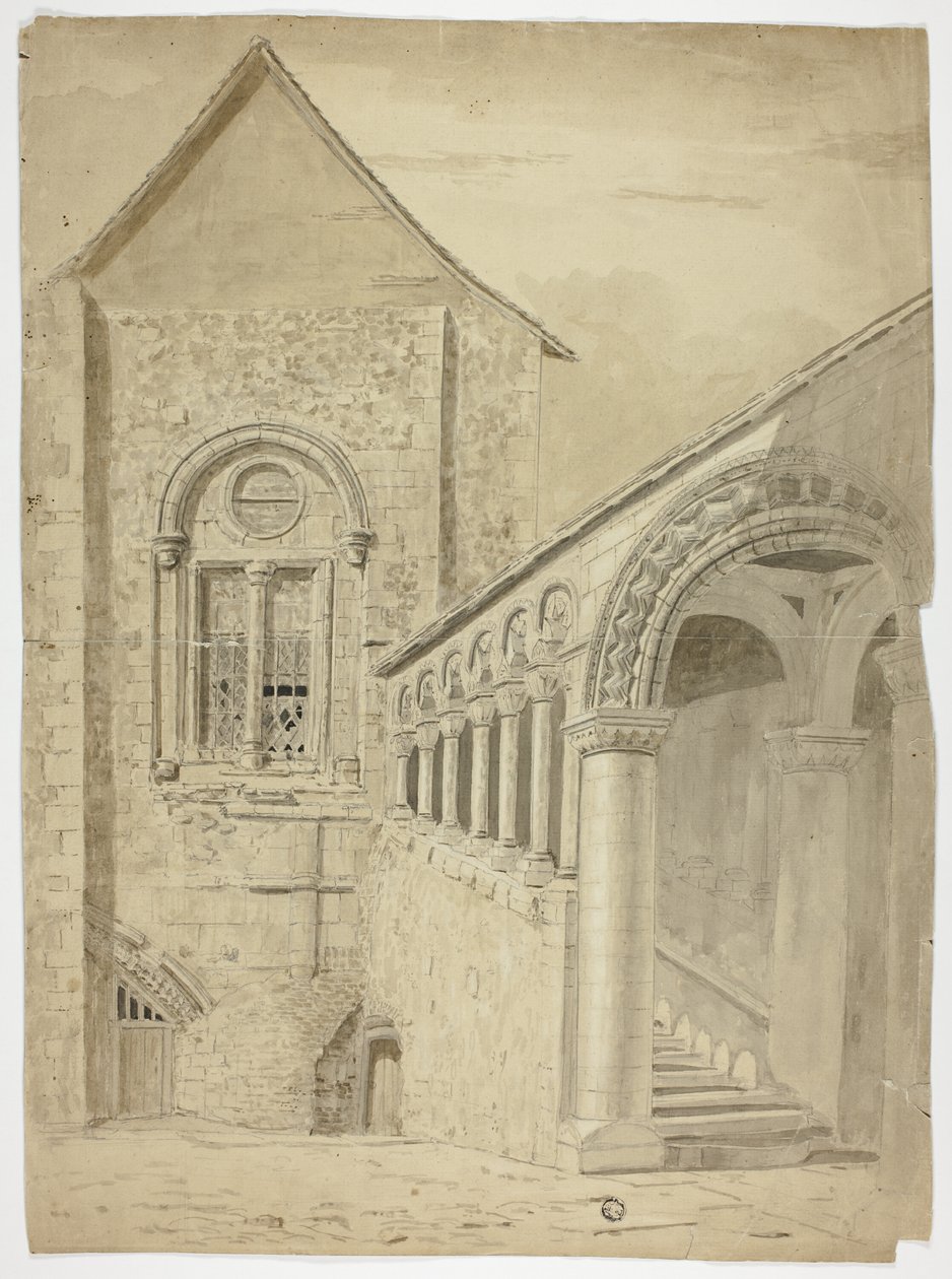 Klatka schodowa...Green Court, Canterbury autorstwa Unknown artist