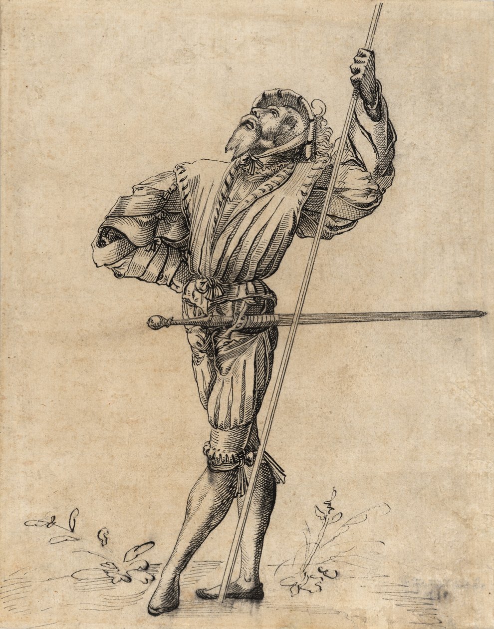 Stojący Landsknecht autorstwa Unknown artist