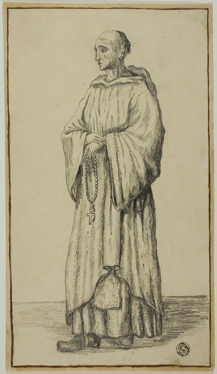 Stojący mnich autorstwa Unknown artist