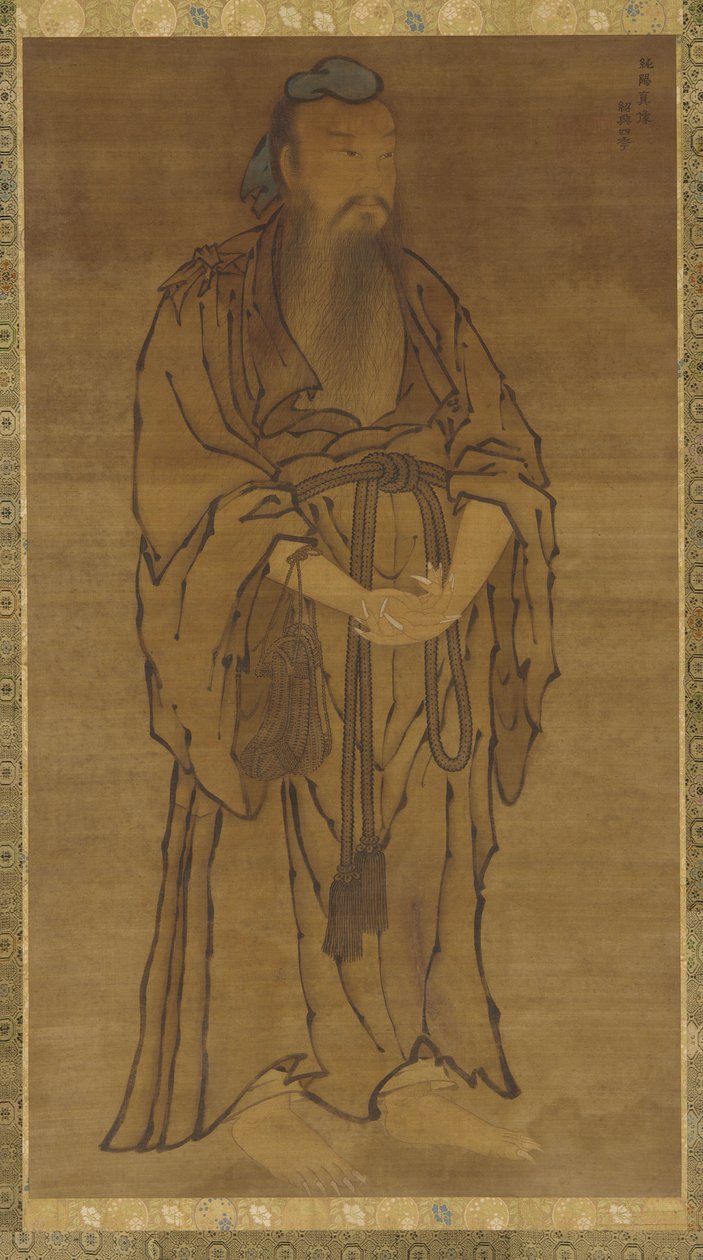 Stojąca postać Lü Dongbin autorstwa Unknown artist