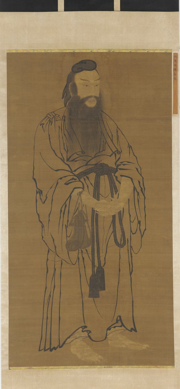 Stojąca postać Lü Dongbin autorstwa Unknown artist