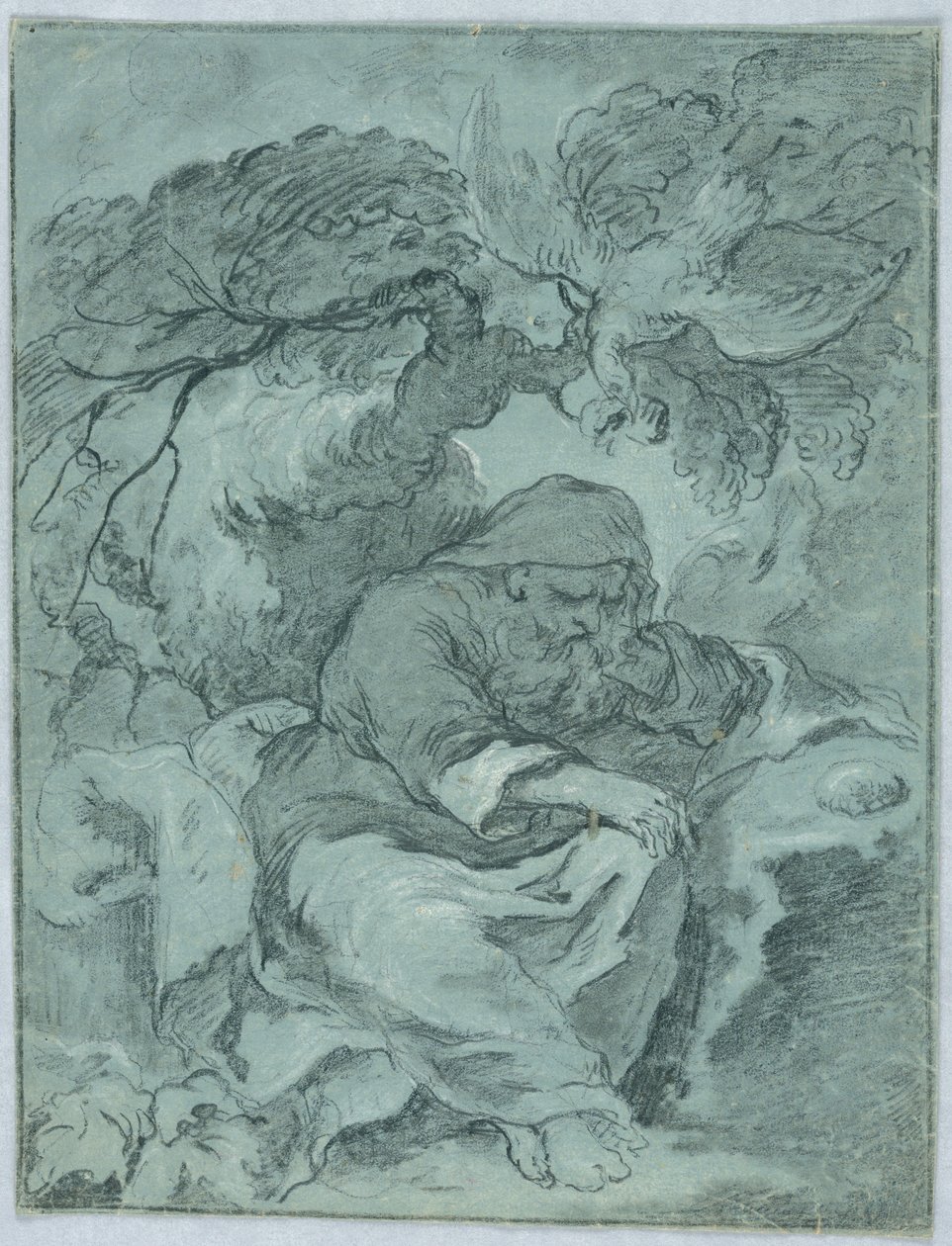 Studium dla św. Pawła Pustelnika autorstwa Unknown artist