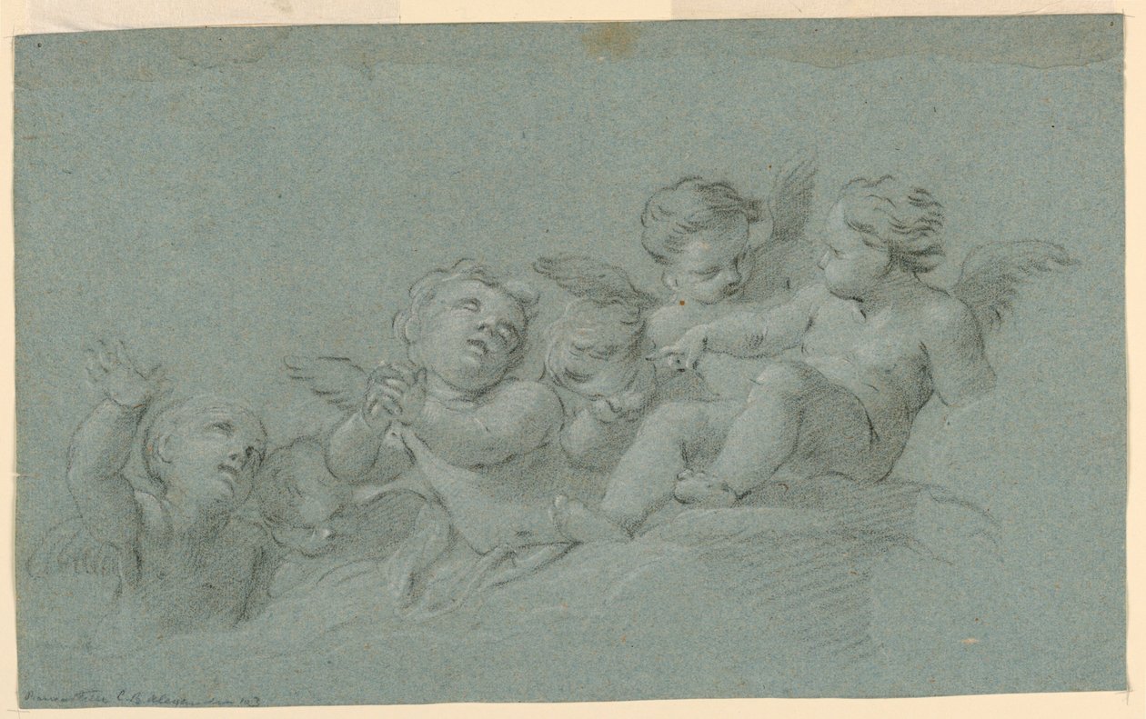Studium Aniołów autorstwa Unknown artist