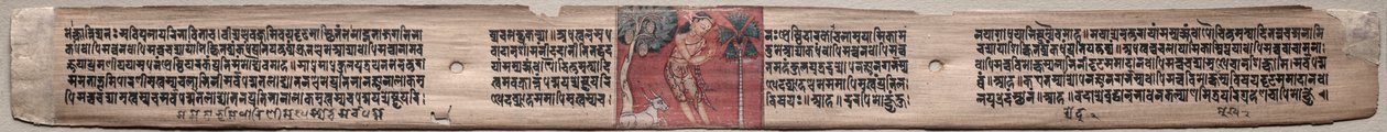 Sudhana i Buffalo: Folio 115 (prosto), z Gandavyuha-sutry (Pismo Najwyższego Tablicy) autorstwa Unknown artist