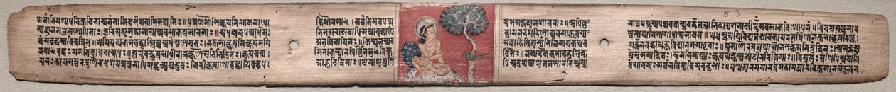 Sudhana i papuga: Folio 20 (prosto), z Gandavyuha-sutry (Pismo Najwyższego Tablicy) autorstwa Unknown artist