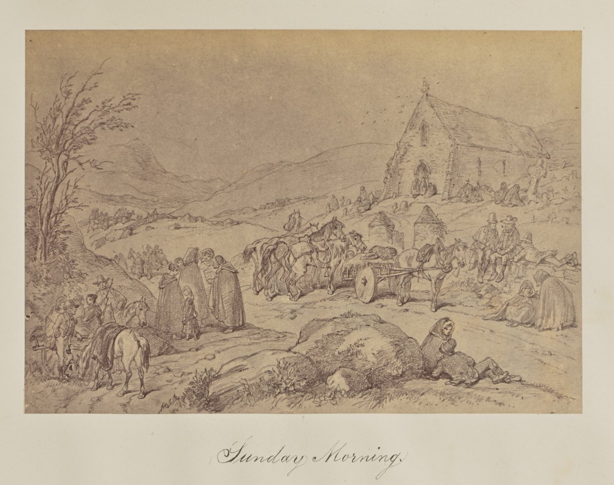 Niedzielny poranek. autorstwa Unknown artist