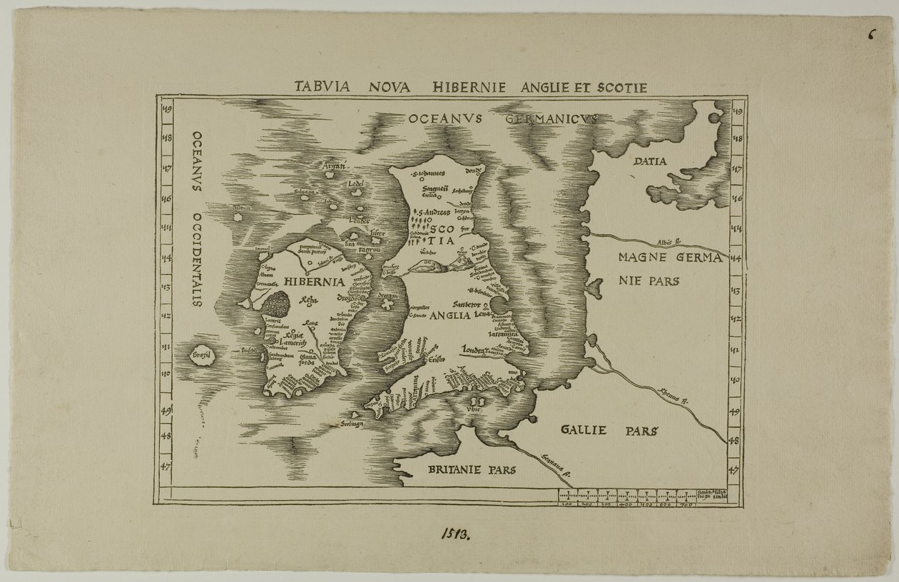 Tabuia Nova Hibernia Anglia i Szkocja autorstwa Unknown artist
