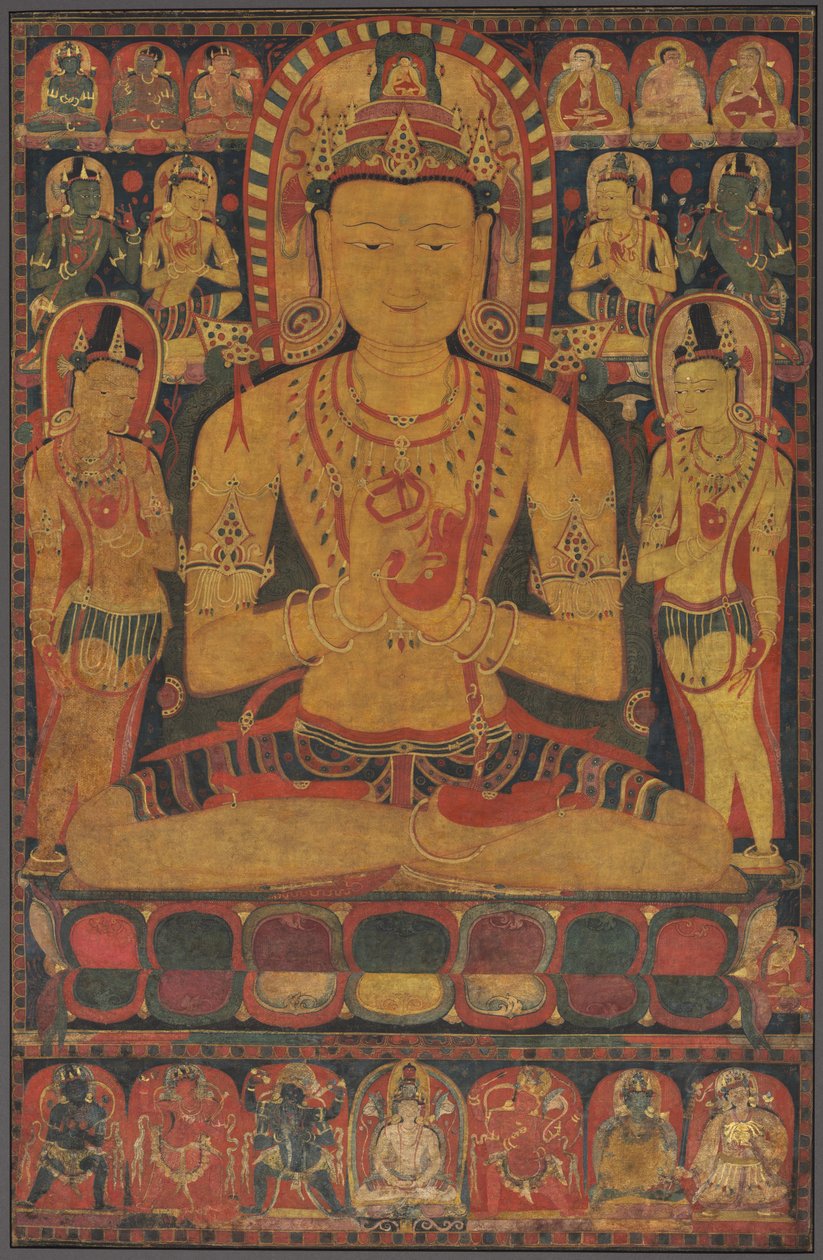 Tantryczny Budda Wajroczana jako Wadżrasattwa autorstwa Unknown artist
