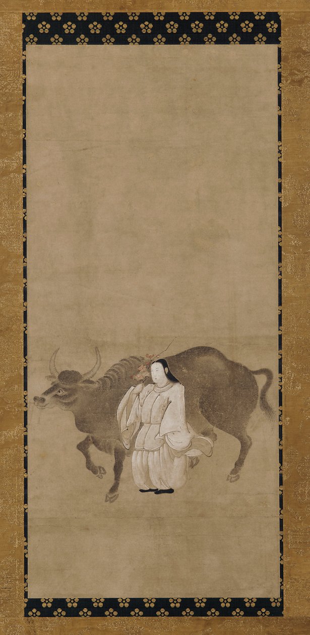 Tenjin (Sugawara no Michizane) Z planem x autorstwa Unknown artist