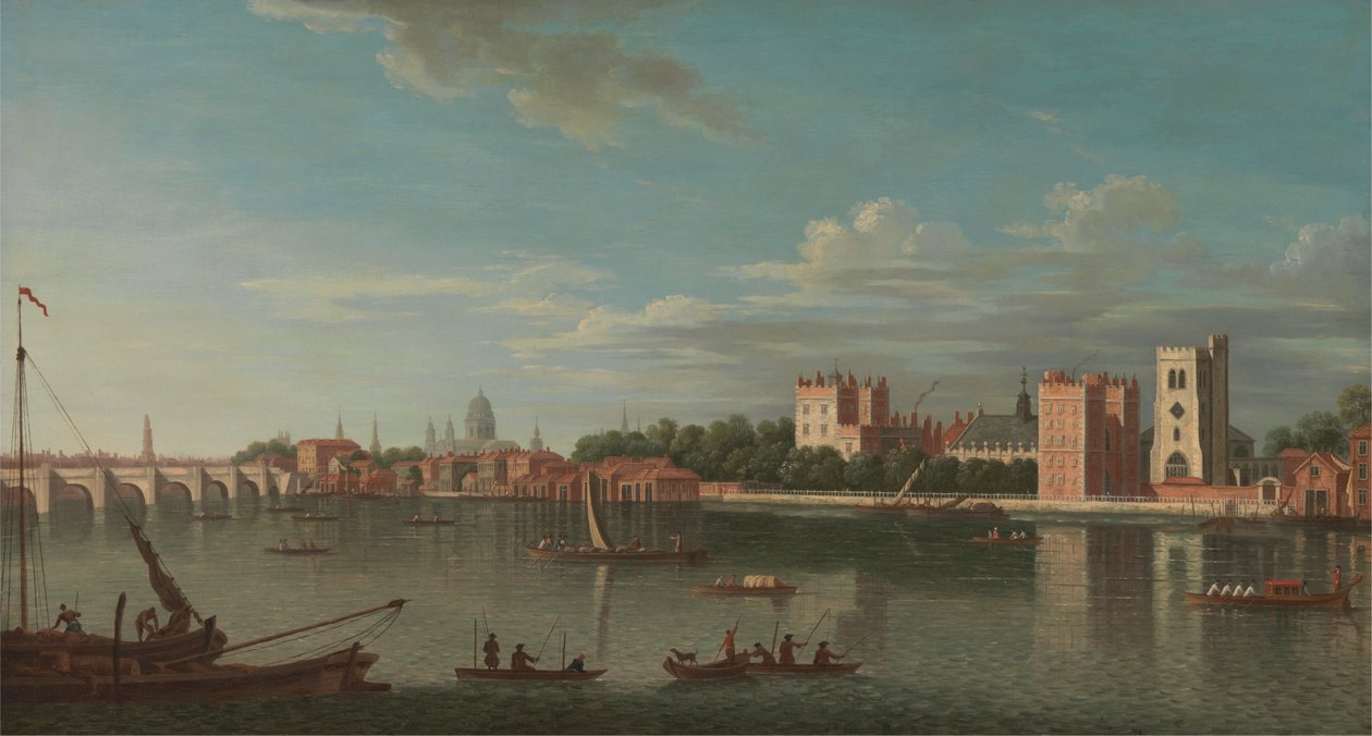 Tamiza w pałacu Lambeth autorstwa Unknown artist