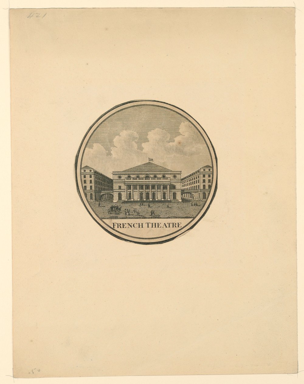 Teatr Francuski, Paryż autorstwa Unknown artist