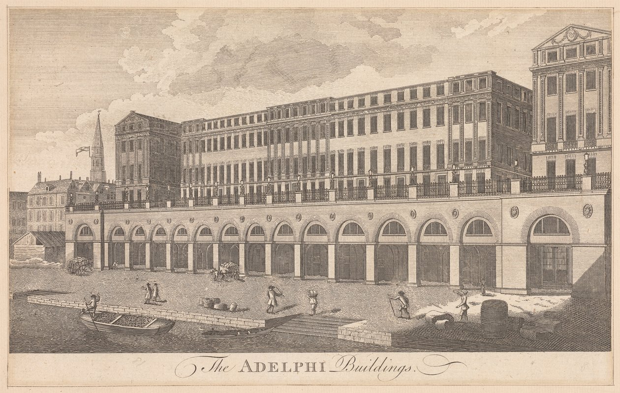 Budynki Adelphi autorstwa Unknown artist