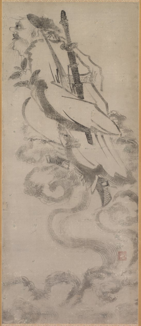 Wznoszący się Taoistyczny Nieśmiertelny autorstwa Unknown artist