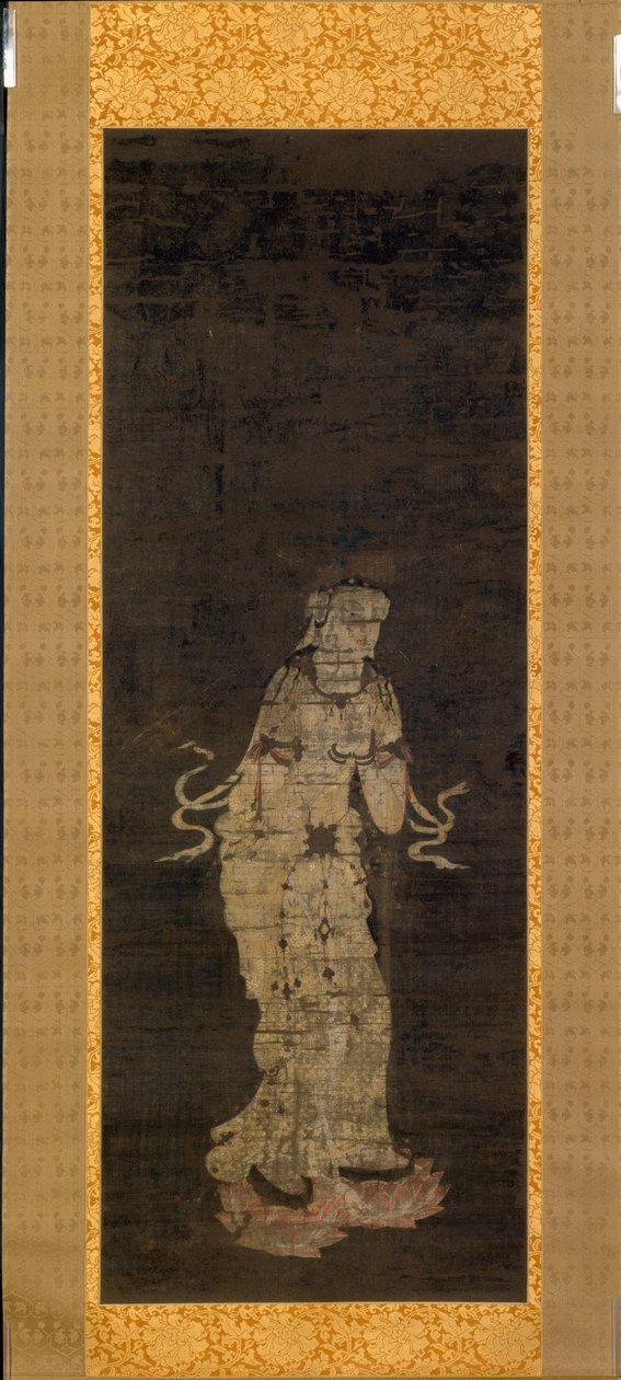 Bodhisattwa Seishi, z tryptyku Podejście Trójcy Amidy autorstwa Unknown artist