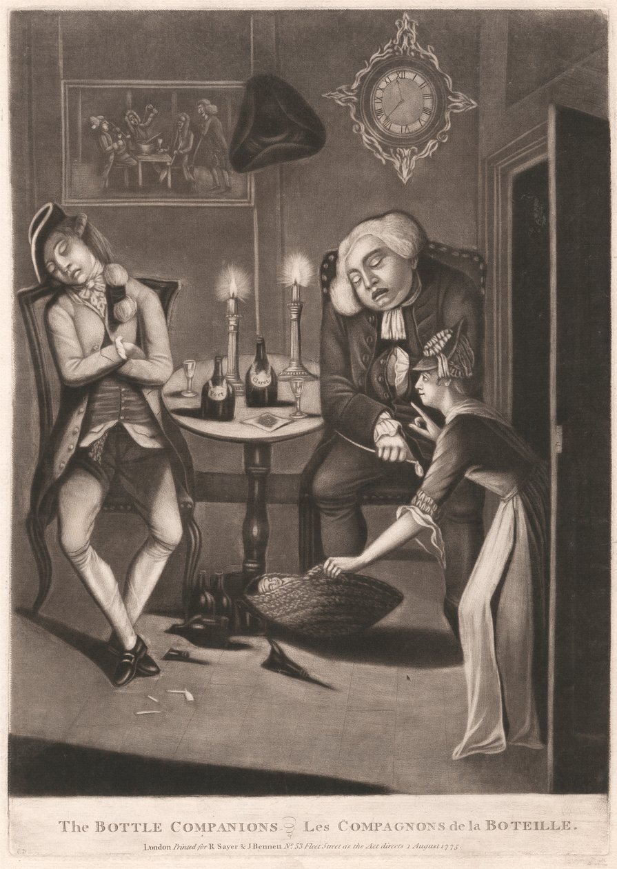 Towarzysze butelek autorstwa Unknown artist