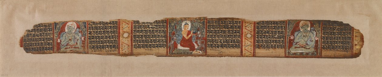 Budda rozdaje miód z rękopisu Pradżniaparamity autorstwa Unknown artist