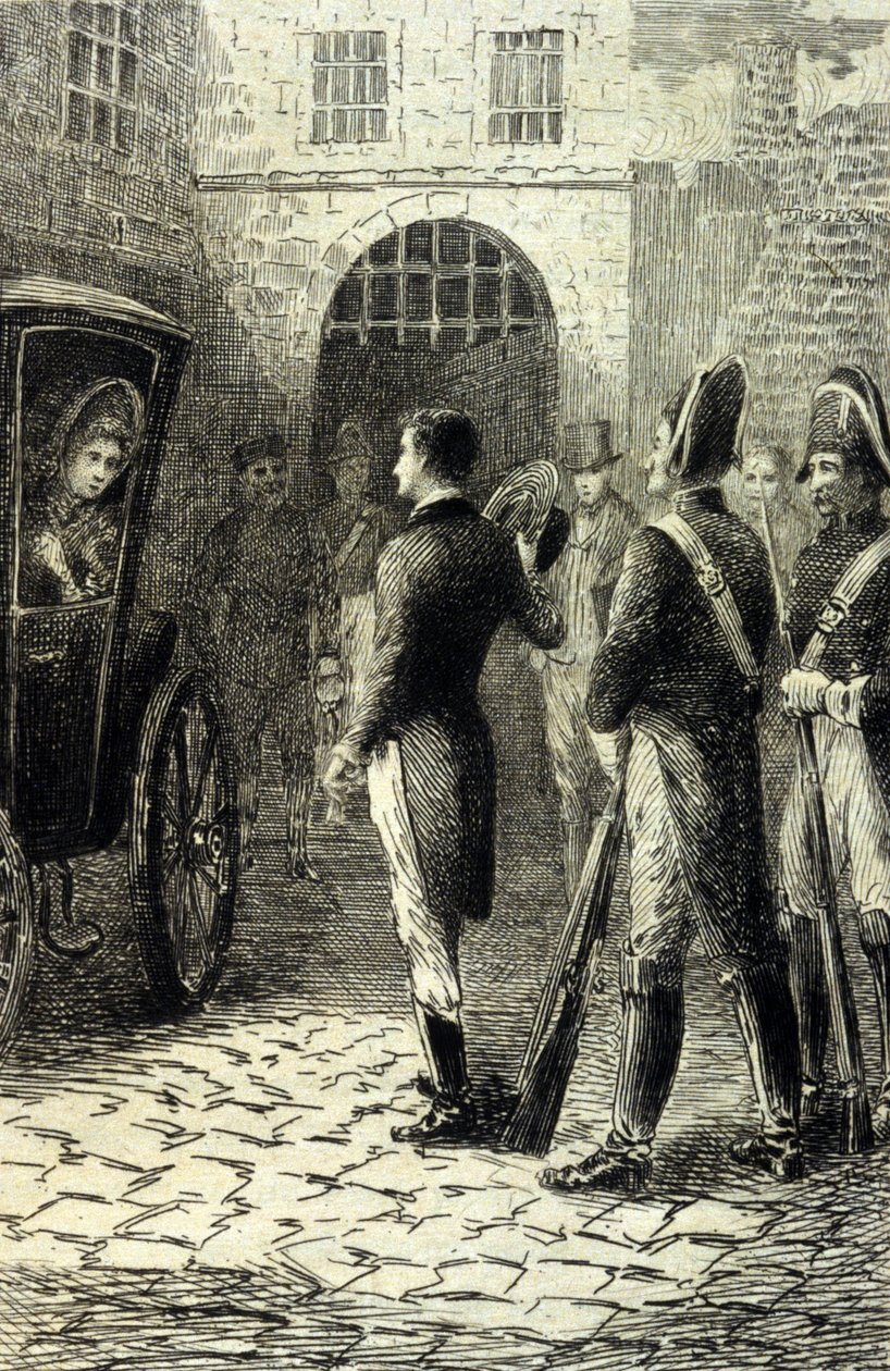 Kartuzja Parmy przy Stendhal. Grawerowanie z XIX wieku. autorstwa Unknown artist