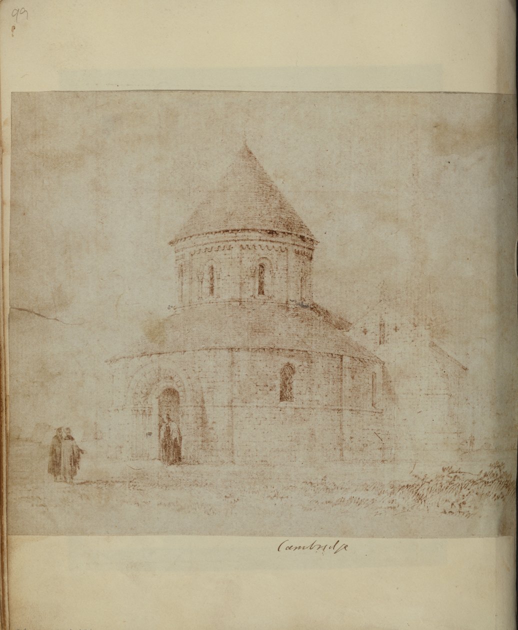 Kościół Grobu Świętego i Świętego Andrzeja, Cambridge. autorstwa Unknown artist
