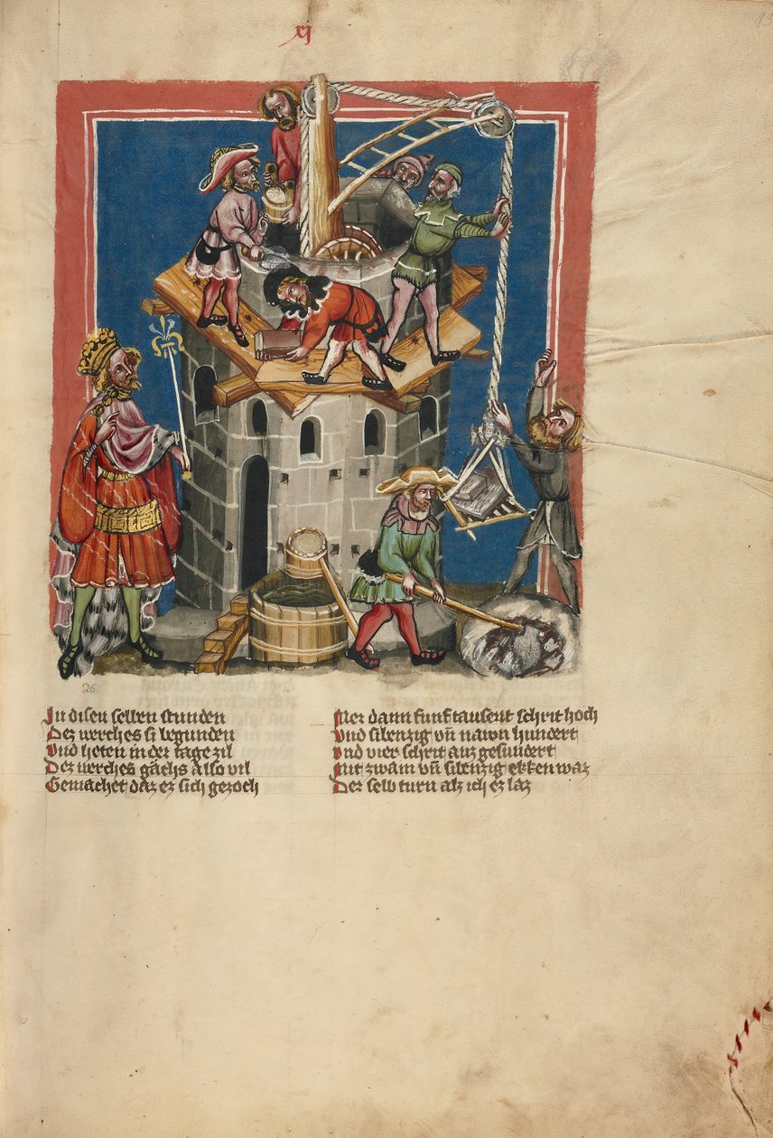Budowa wieży Babel autorstwa Unknown artist