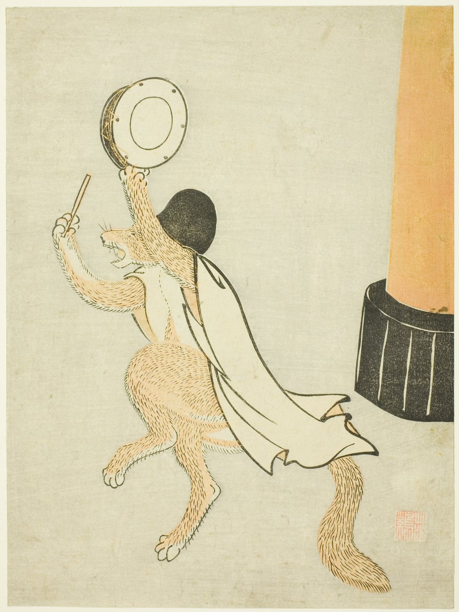 Tańczący lis autorstwa Unknown artist