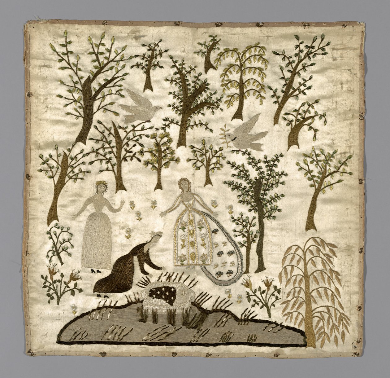 Odnalezienie Mojżesza (robótki ręczne) autorstwa Unknown artist