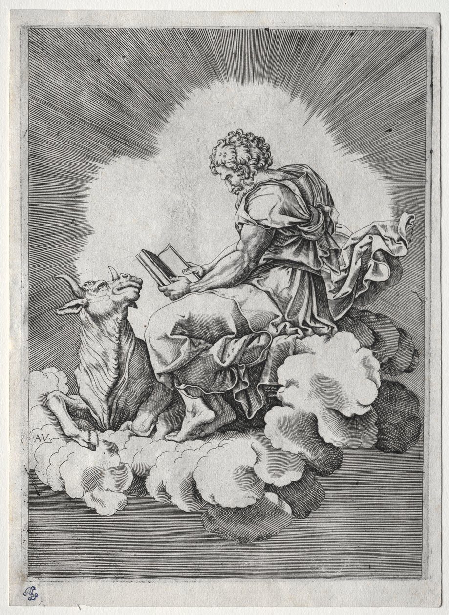 Czterej ewangeliści: św. Łukasz autorstwa Unknown artist