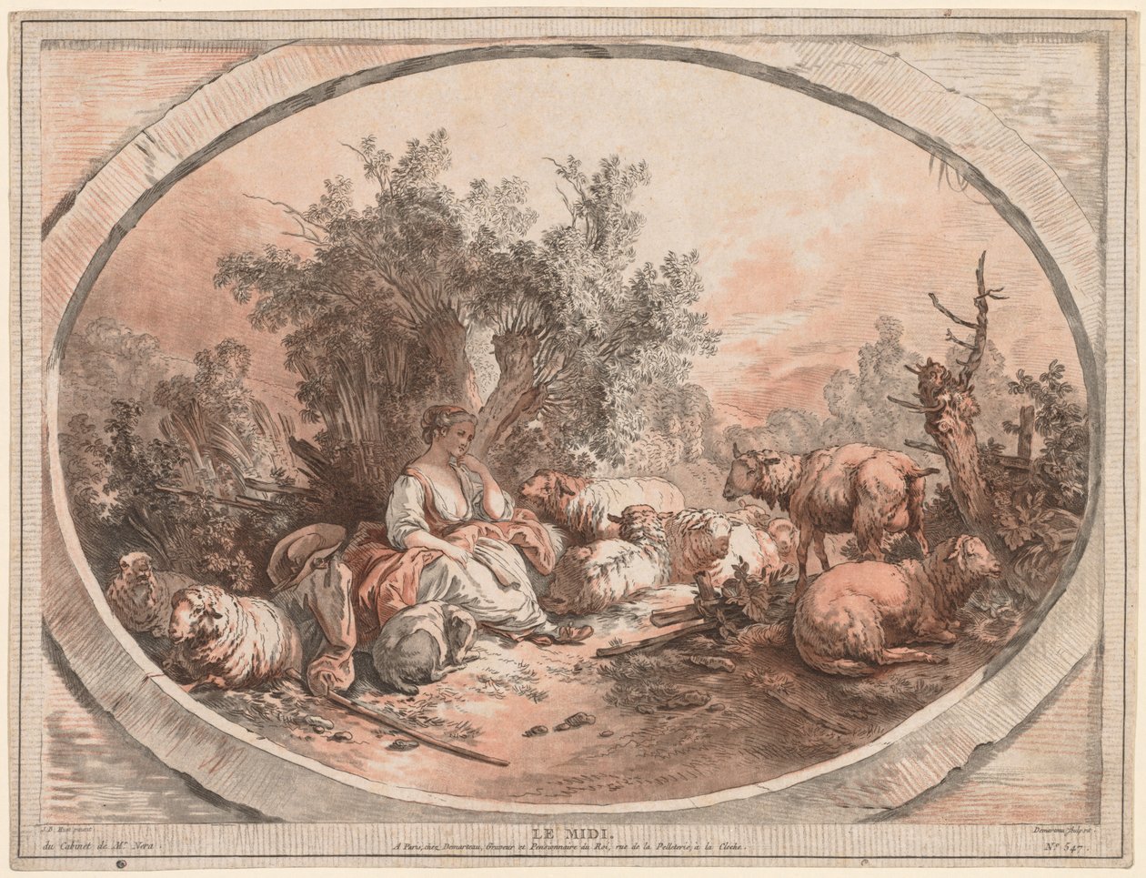 Cztery pory dnia: południe autorstwa Unknown artist