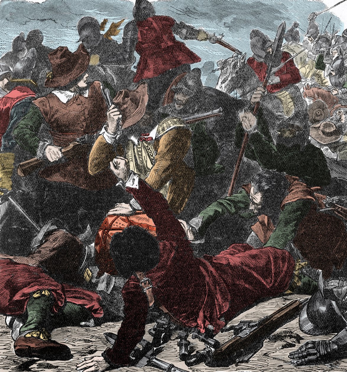Francuzi przejmują Mediolan - Siedziba Mediolanu 1499 - Grawerowanie kolorem autorstwa Unknown artist