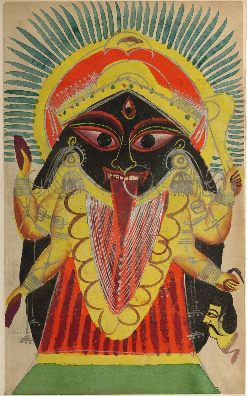 Bogini Kali (prosto) autorstwa Unknown artist