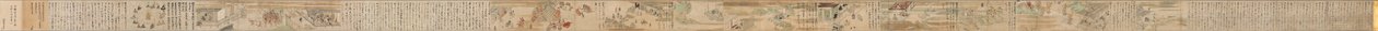Ilustrowane Cudowne Pochodzenie Szkoły Yūzū Nenbutsu autorstwa Unknown artist