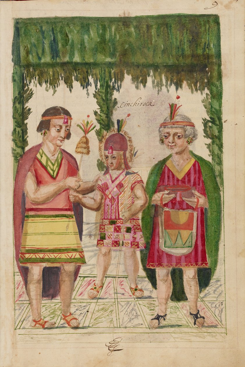 Inwestytura Sinchi Roca autorstwa Manco Capaca autorstwa Unknown artist