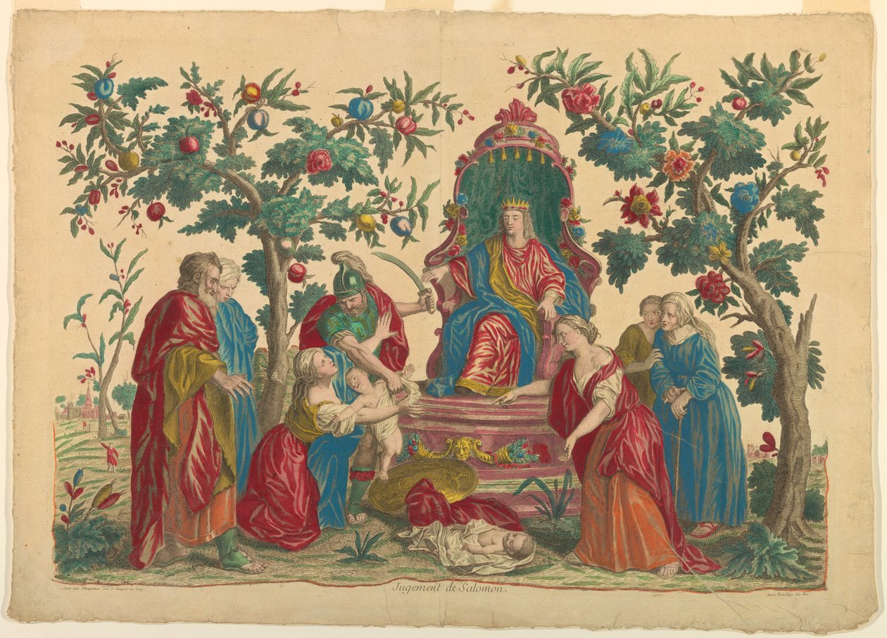 Wyrok Salomona autorstwa Unknown artist