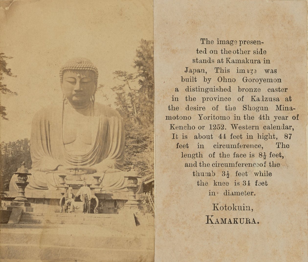 [Budda z Kamakury] autorstwa Unknown artist