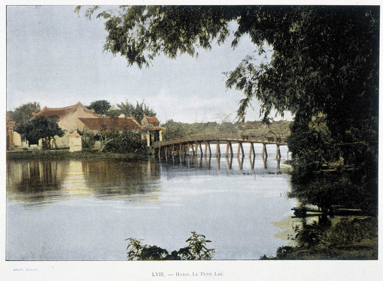 Małe jezioro w Hanoi - w „Dookoła świata”, koniec XIX wieku. autorstwa Unknown artist