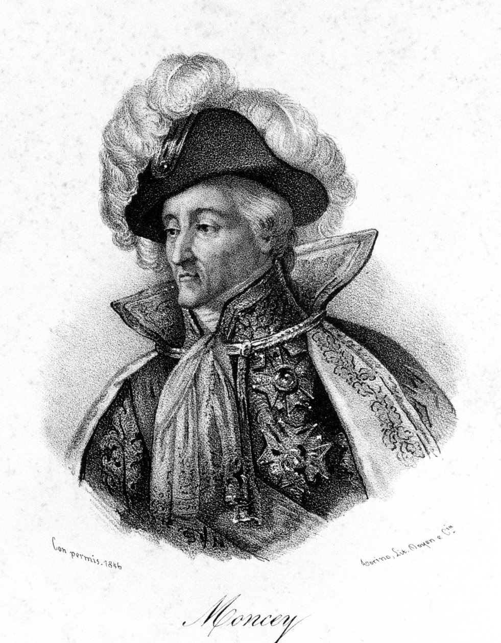 Marszałek Moncey (1754-1842), książę Conegliano. autorstwa Unknown artist