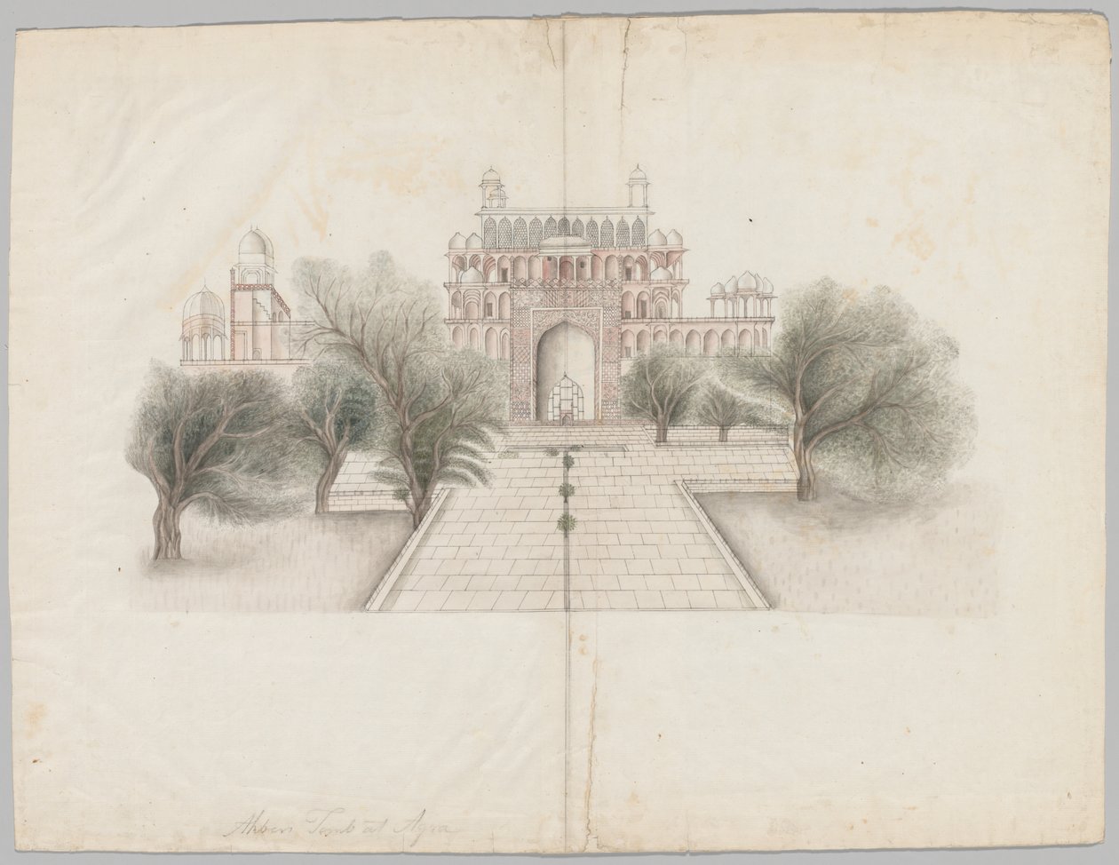 Mauzoleum Akbara w Secunderabad autorstwa Unknown artist