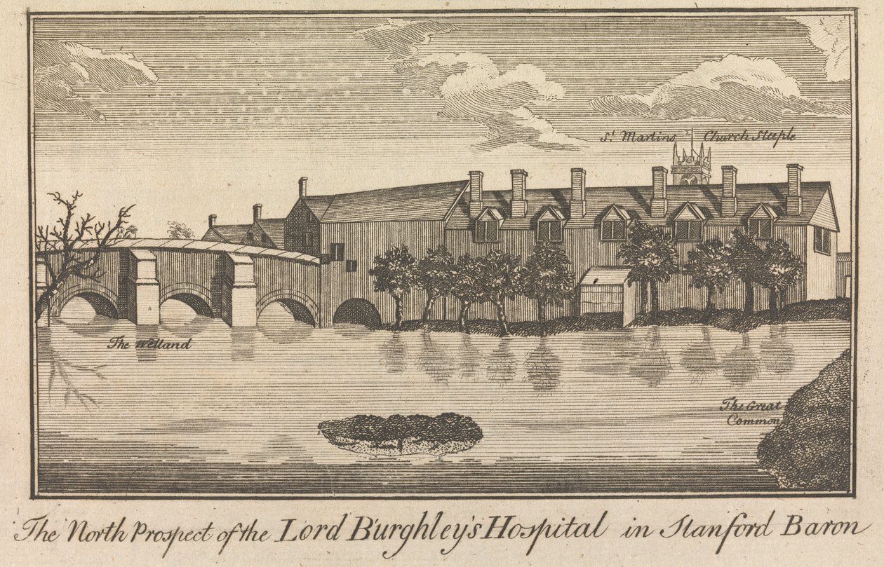 The North Prospect of the Lord Burghley