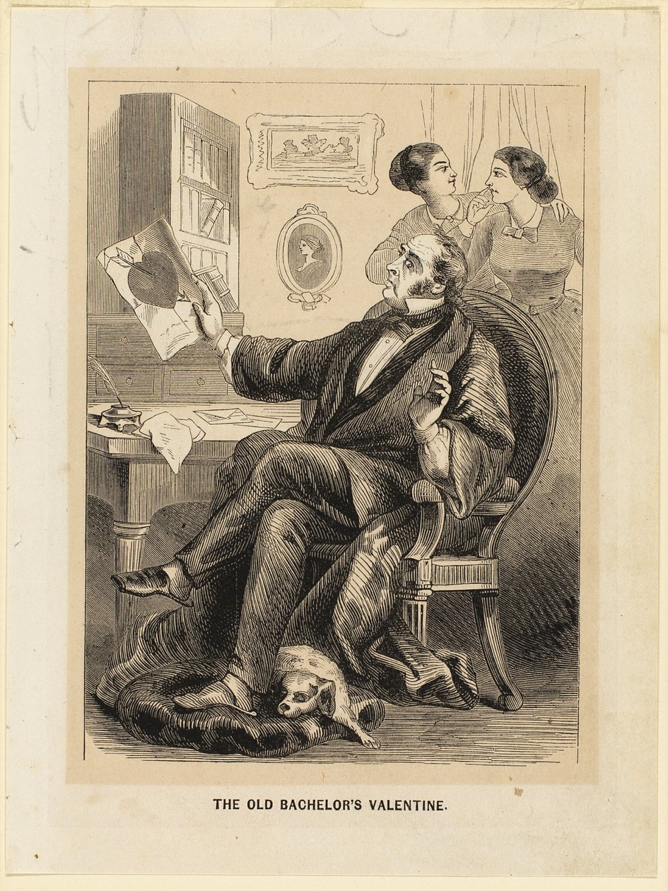 Walentynka starego kawalera (walentynka) autorstwa Unknown artist