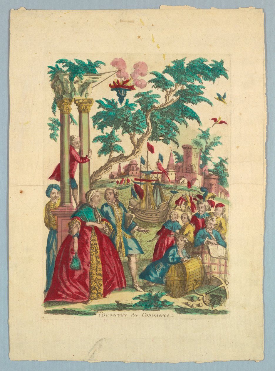 Otwarcie handlu autorstwa Unknown artist