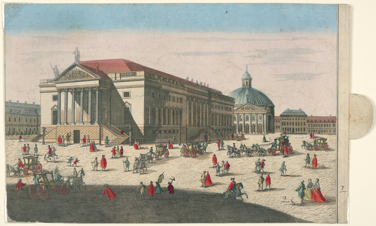 Opera i kościół św Jadwigi, Berlin autorstwa Unknown artist