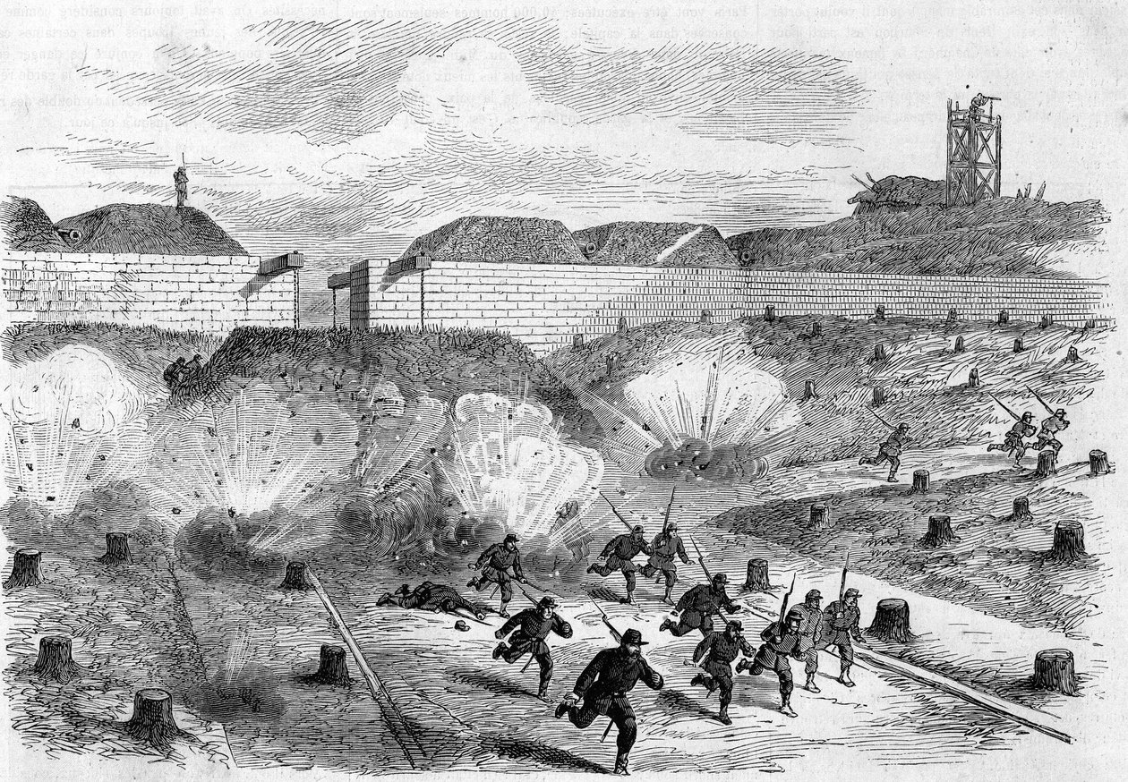 Komuna Paryska w 1871 r. Zbombardowanie Porte d