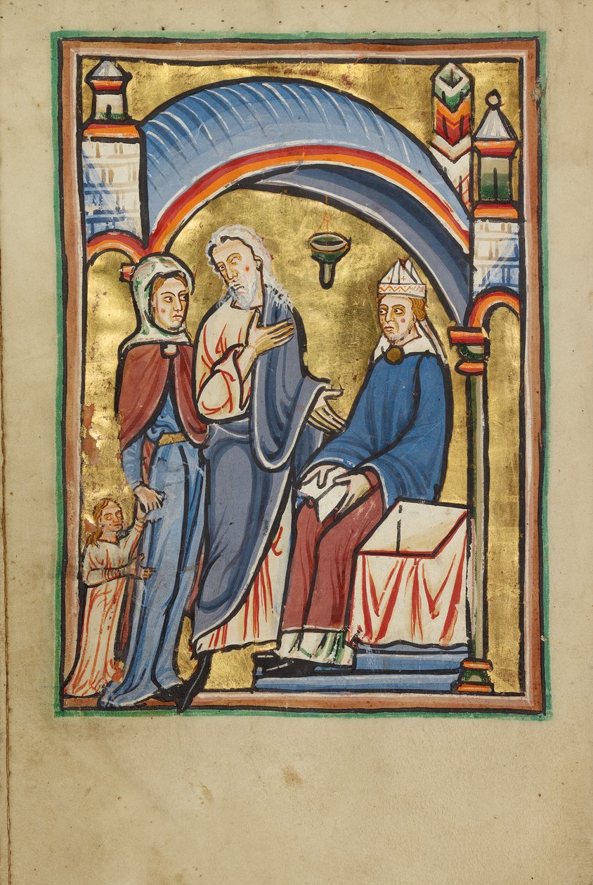 Ofiarowanie Najświętszej Maryi Panny w świątyni autorstwa Unknown artist