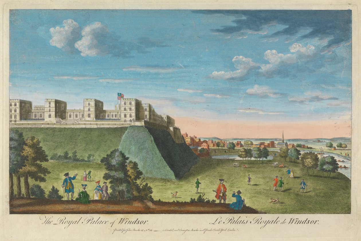 Pałac Królewski w Windsorze autorstwa Unknown artist