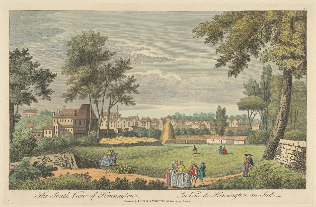 Południowy widok Kensington autorstwa Unknown artist