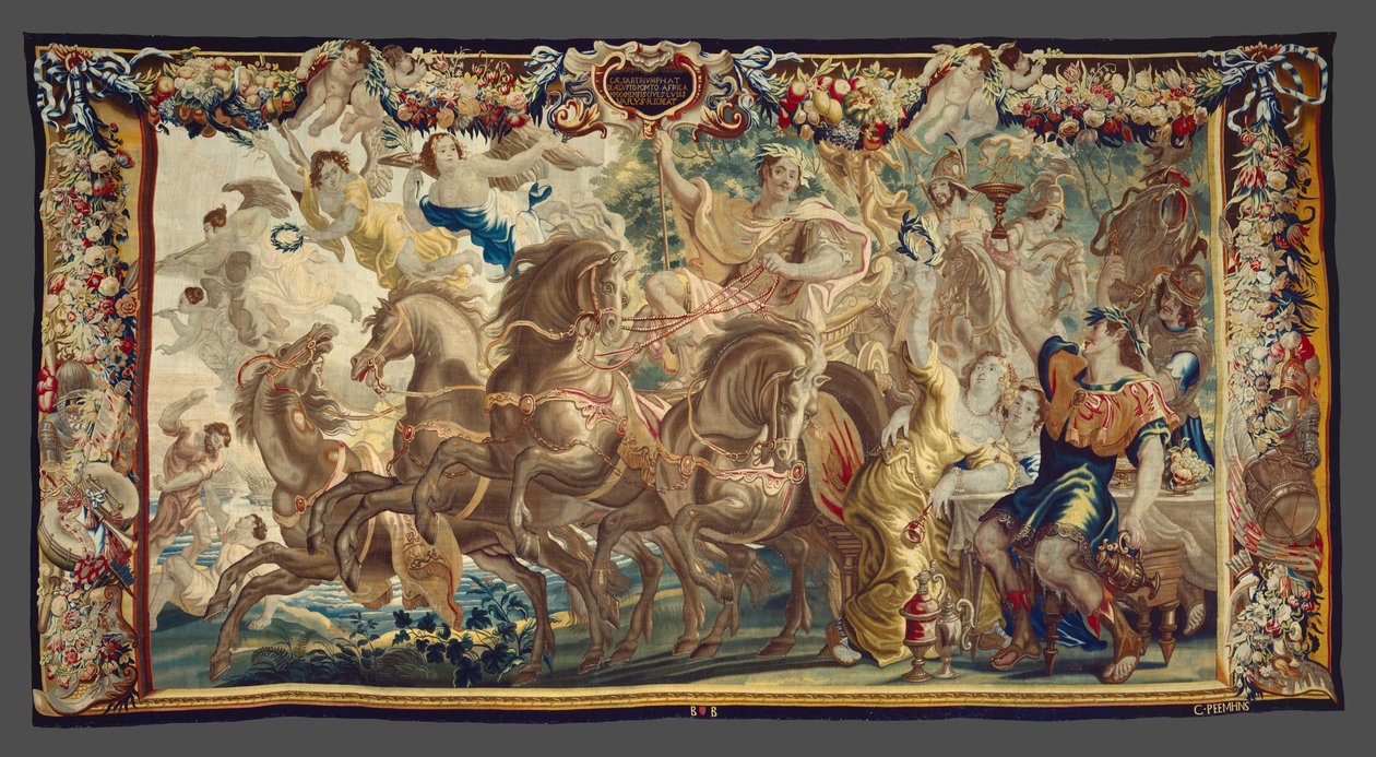 Triumf Cezara z filmu Historia Cezara i Kleopatry autorstwa Unknown artist